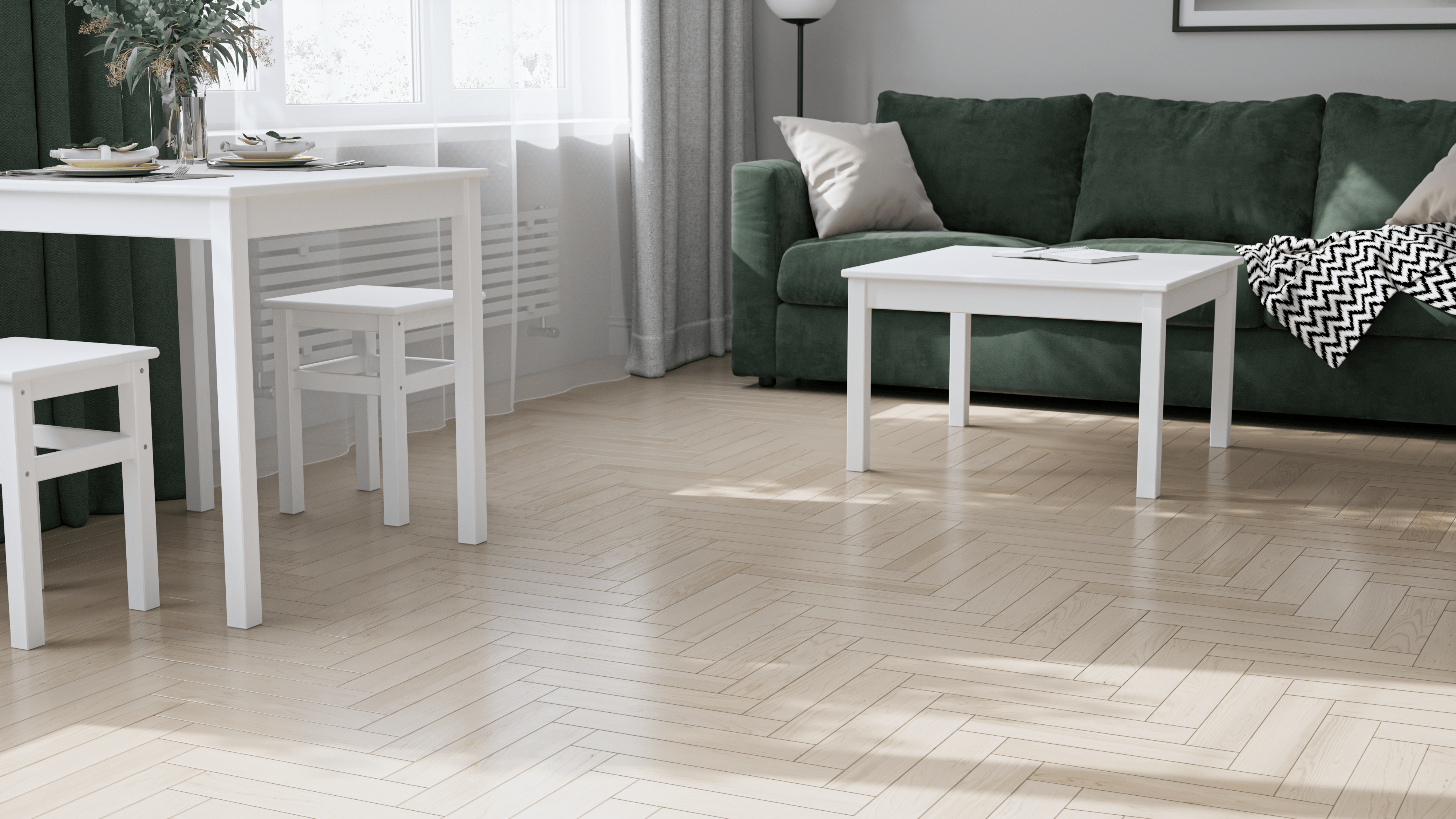 Изображение товара Массивная доска из сибирской березы 15 мм 1.01 м², класс 23, с фасками