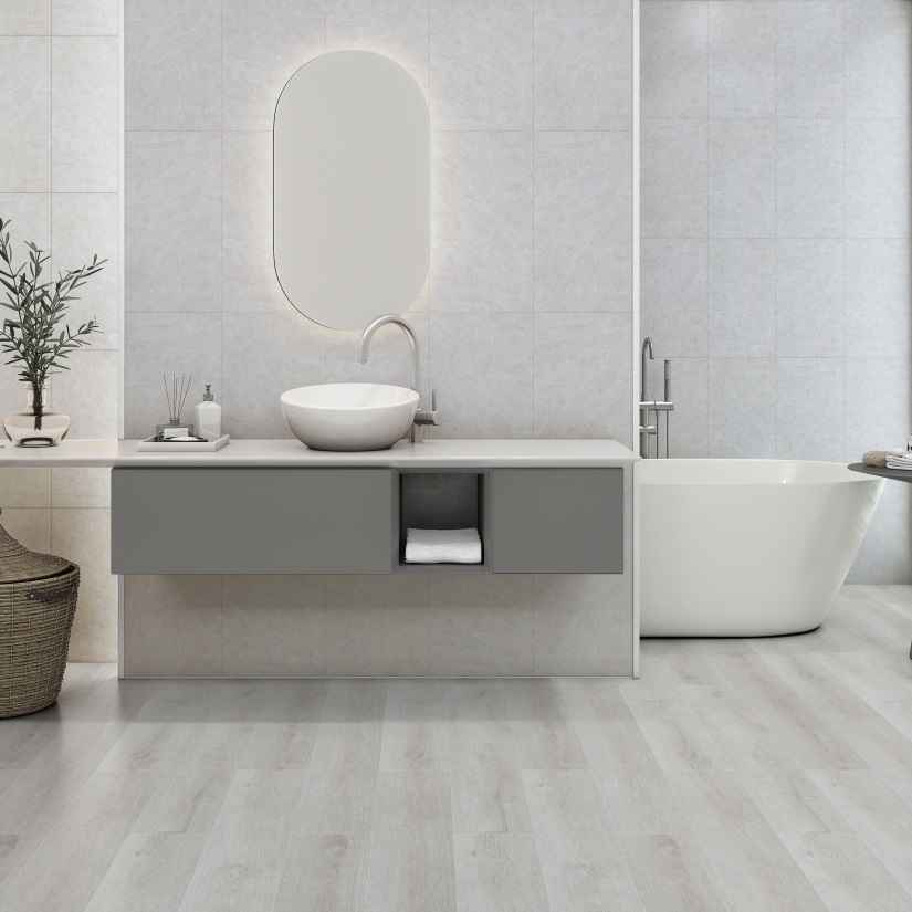 Изображение товара SPC плитка Royce Enjoy Дуб Стен 42 класс износостойкости влагостойкая безопасная