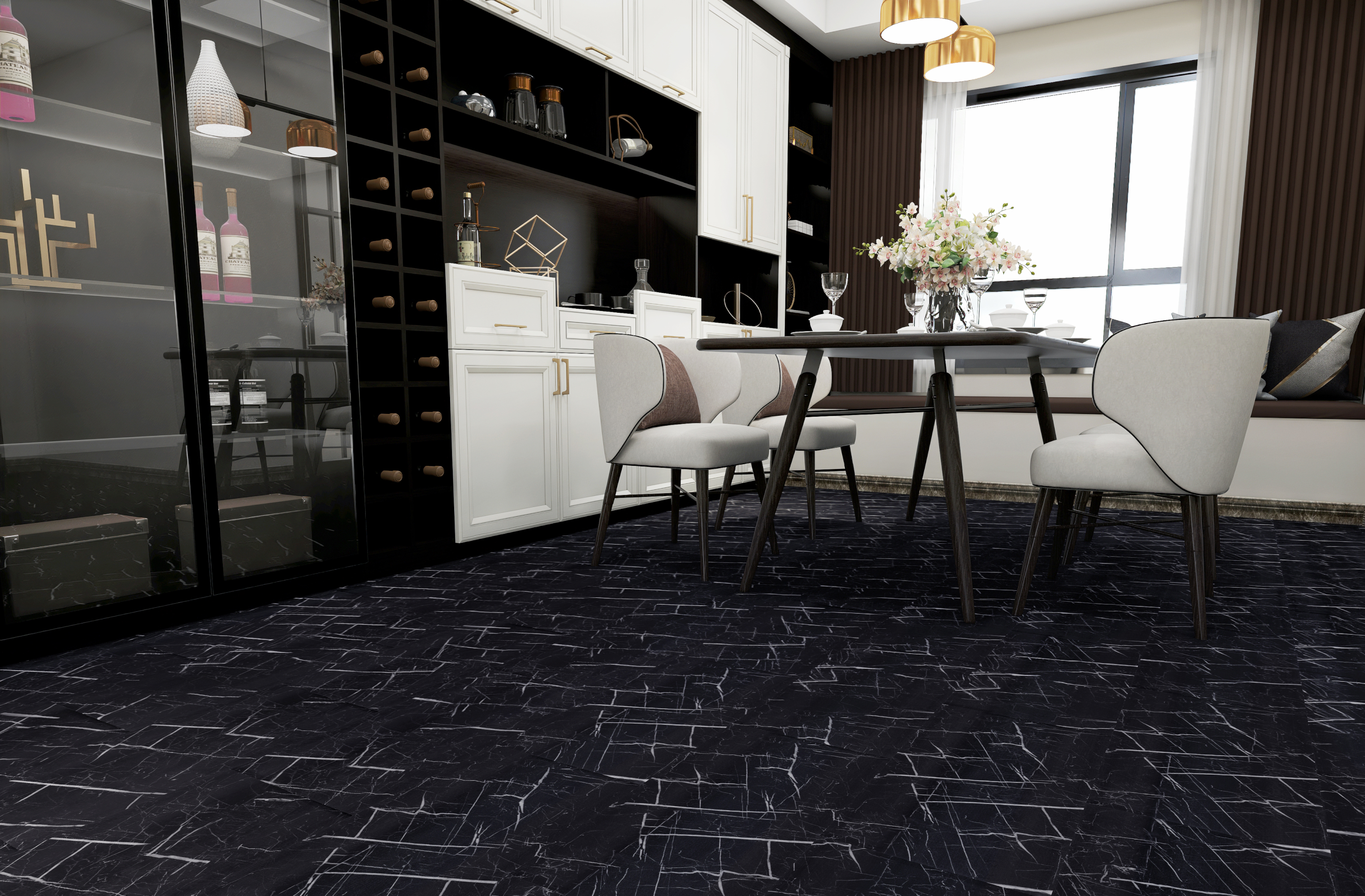 Изображение товара ПВХ плитка Betta Monte M910 Шипка 42 класс толщина 4 мм 1.92 м²