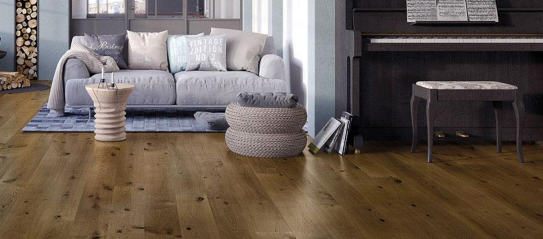 Изображение товара Паркетная доска Barlinek Дуб Clyde Grande 23 класс толщина 14 мм с фаской 2.77 м²