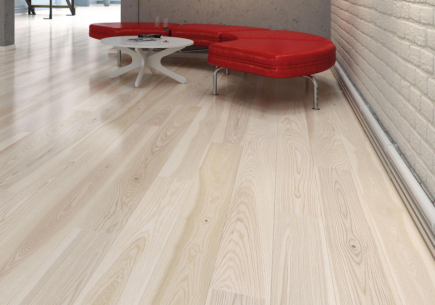 Изображение товара Паркетная доска Barlinek Ясень MILK SHAKE Grande 14 мм класс 23 с фаской 2.77 м² натурал