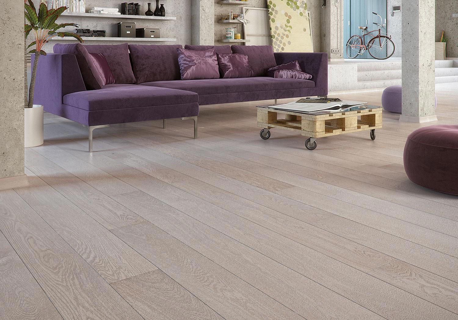 Изображение товара Паркетная доска Barlinek Дуб MARZIPAN MUFFIN Grande 23 класс 14 мм с фаской 2.77 м²