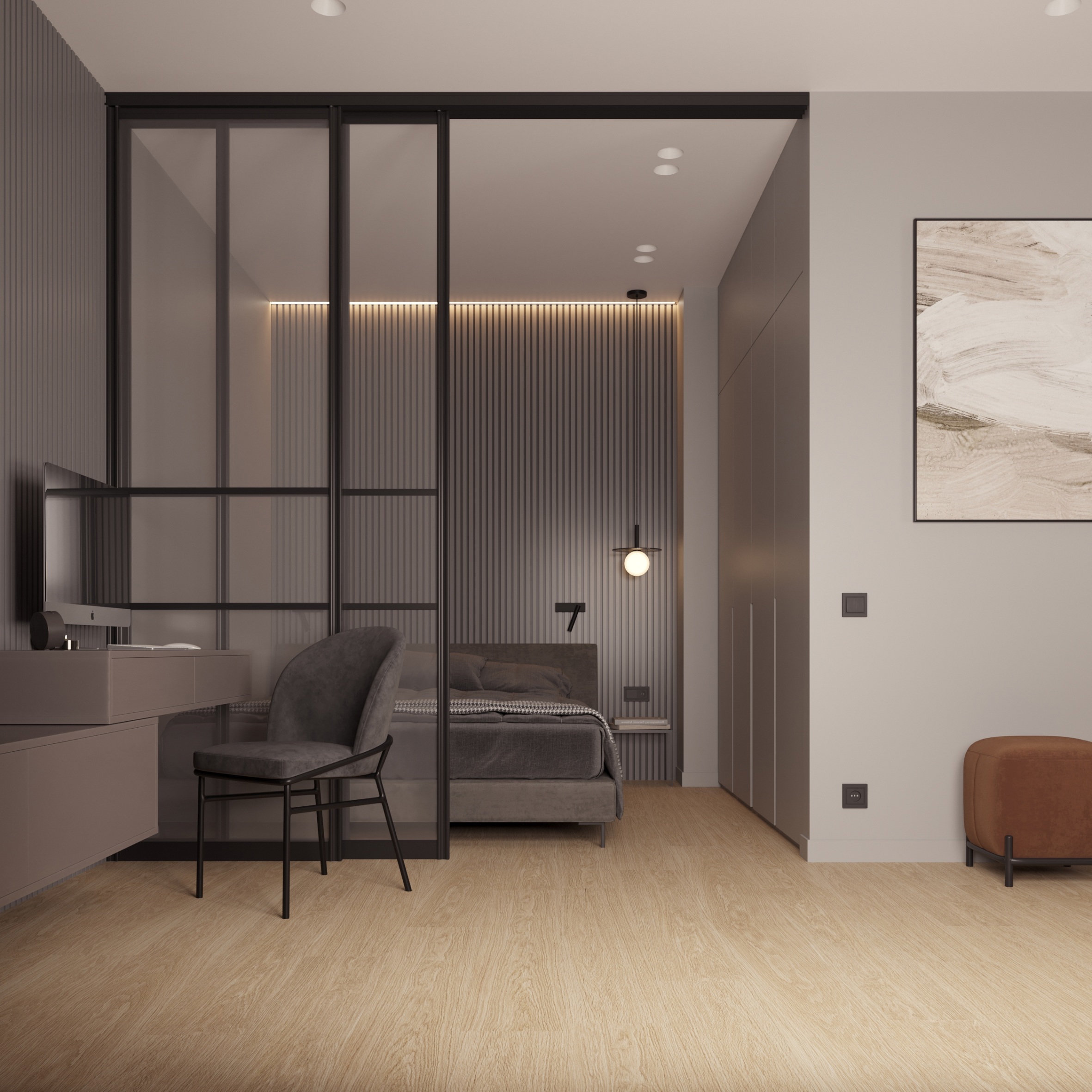 Изображение товара SPC плитка Uniquarz Дуб-Мантелло 43 класс толщина 3.6 мм 2.23 м², цена за упаковку