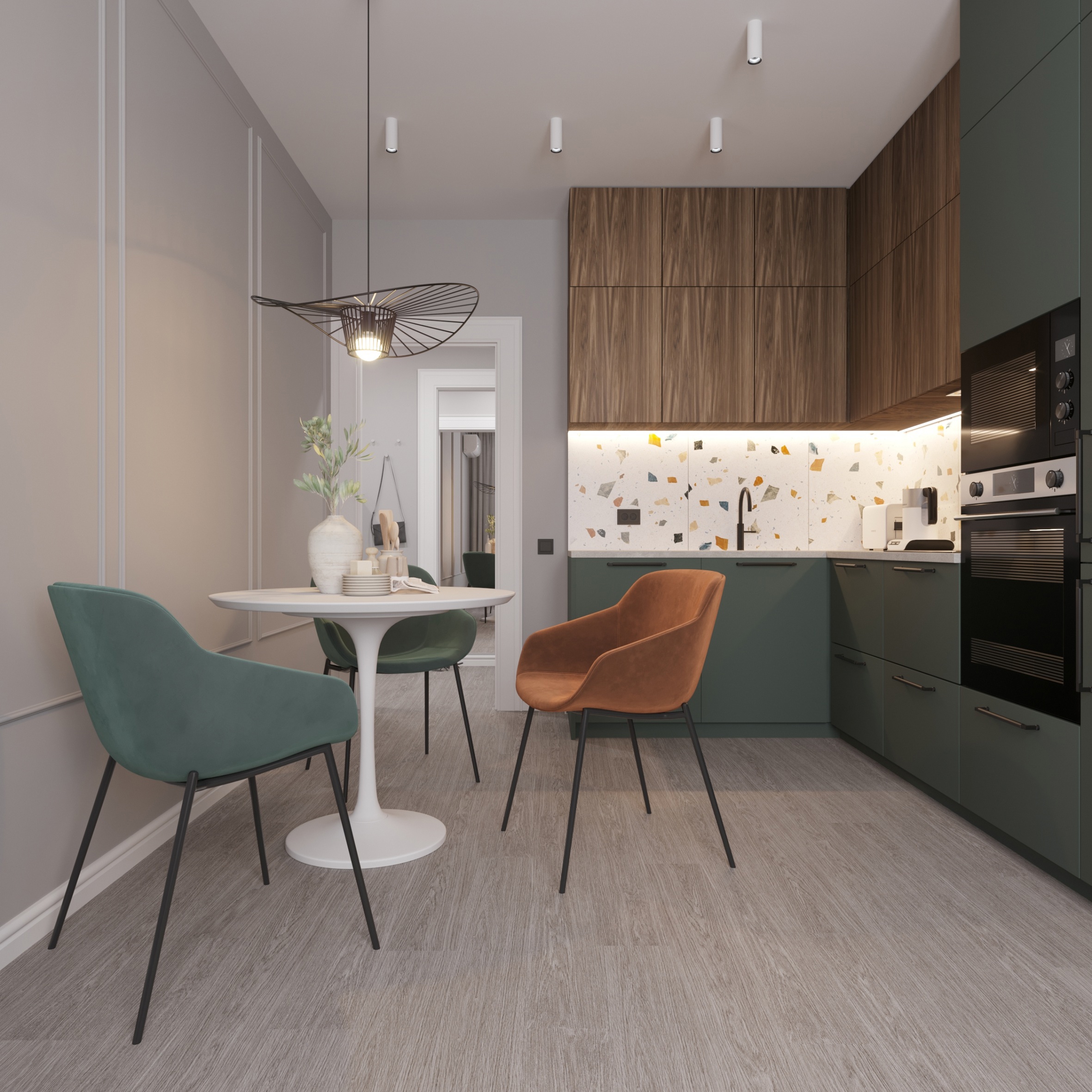 Изображение товара Плитка SPC Uniquarz Дуб-Гайола 43 класс влагостойкая под дерево 3.6 мм