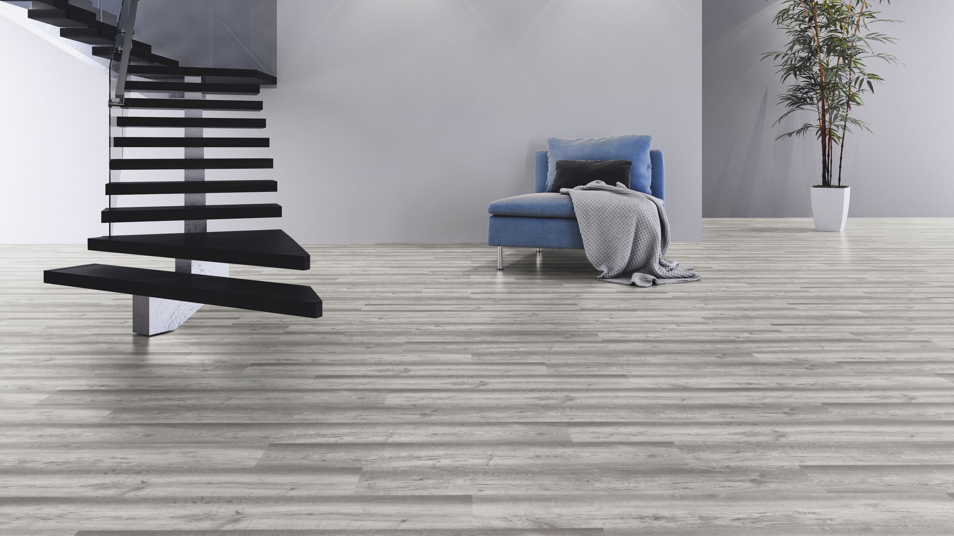 Изображение товара Ламинат Kaindl Дуб Белфаст Серый 32 класс 8 мм с фаской