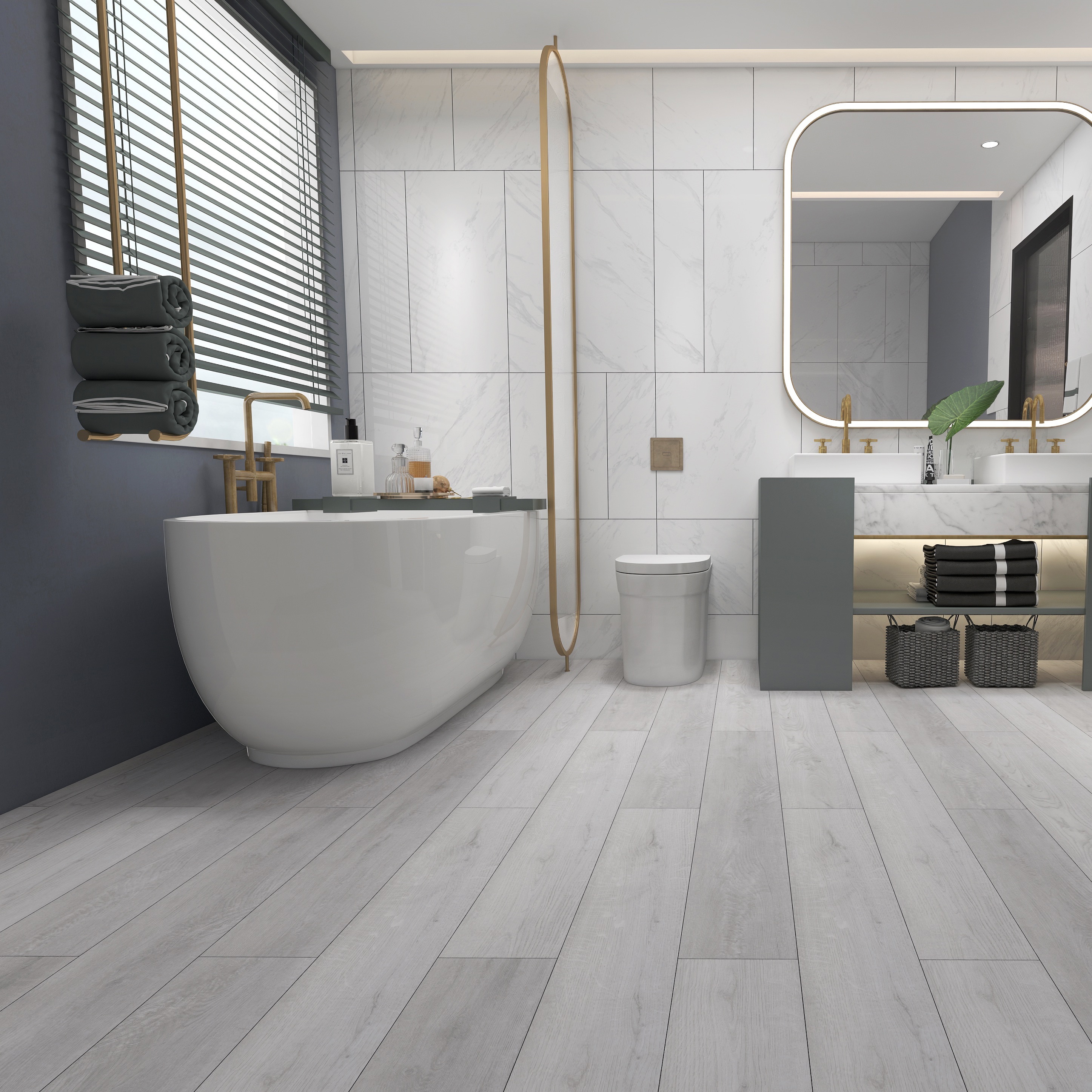 Изображение товара SPC плитка Betta VILLA V113 Дуб Лаурия 4.5 мм толщина, водостойкая, с фаской