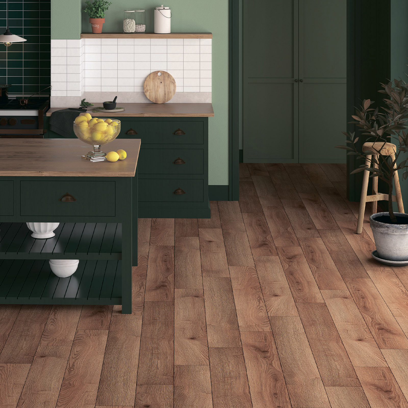 Изображение товара Ламинат Peli Loft Латте дуб 8 мм 32 класс с фаской и влагостойкостью, 1.62 м²