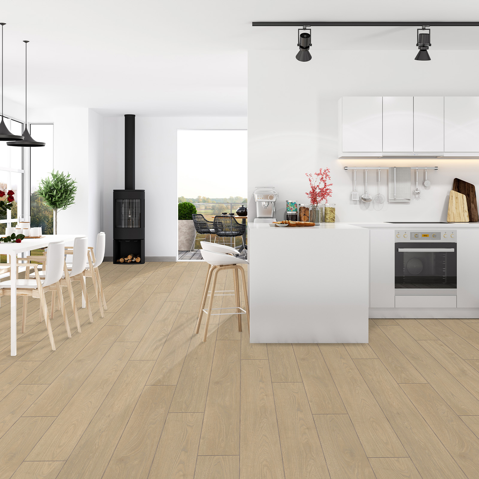 Изображение товара Ламинат Peli Loft Сэнди Каштан 8 мм 32 класс с фаской 1.62 м² Турция