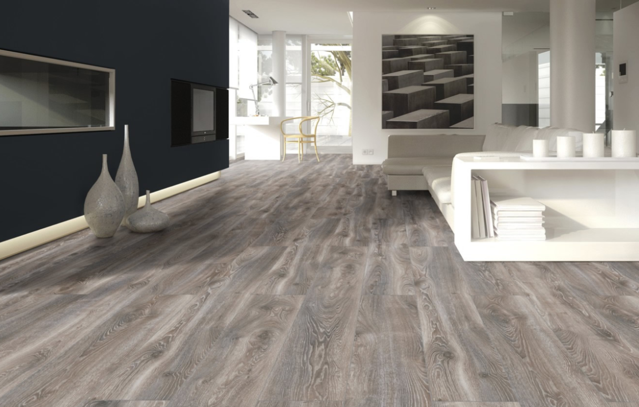 Изображение товара Ламинат Eurowood Prima Дуб Суприм Титан 33 класс 10 мм влагостойкий