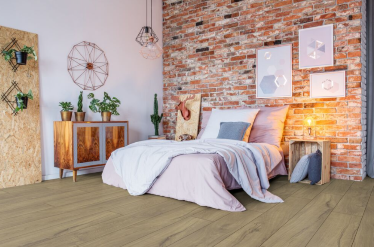 Изображение товара Ламинат Eurowood Prima Дуб Мускат 33 класс 10 мм влагостойкий с фаской
