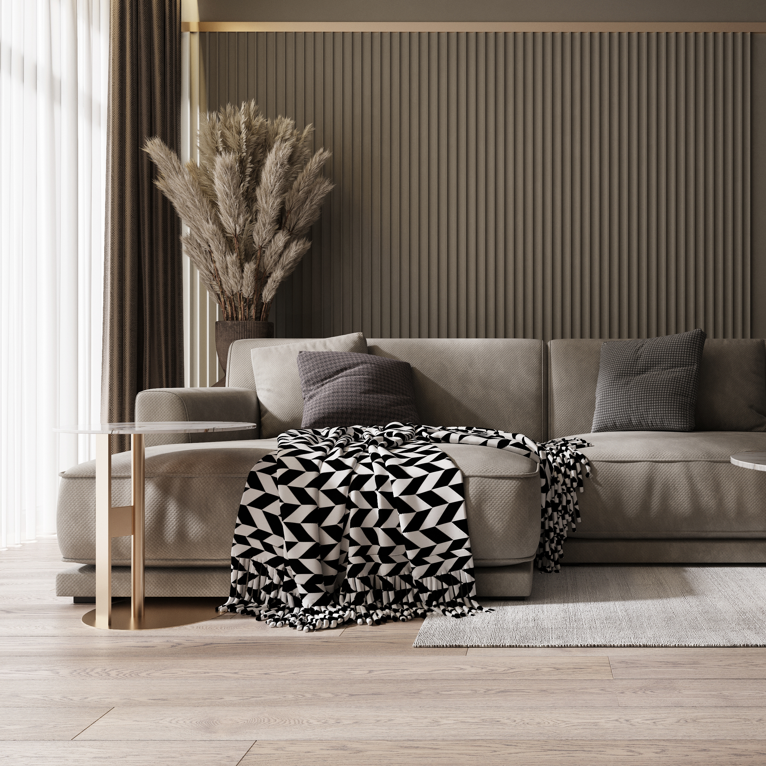 Изображение товара Паркет AlixFloor Дуб коричнево-серый 33 класс толщина 14 мм с фаской 2 м², цена за упаковку