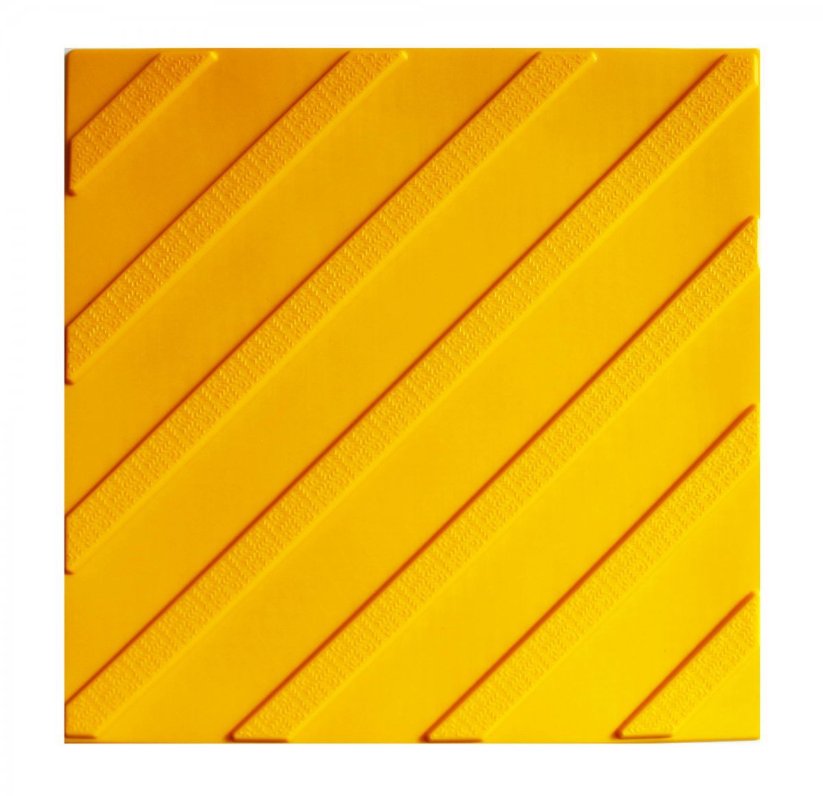 Изображение товара ПВХ тактильная плитка Пластфактор диагональный риф толщина 5 мм 30x30 см