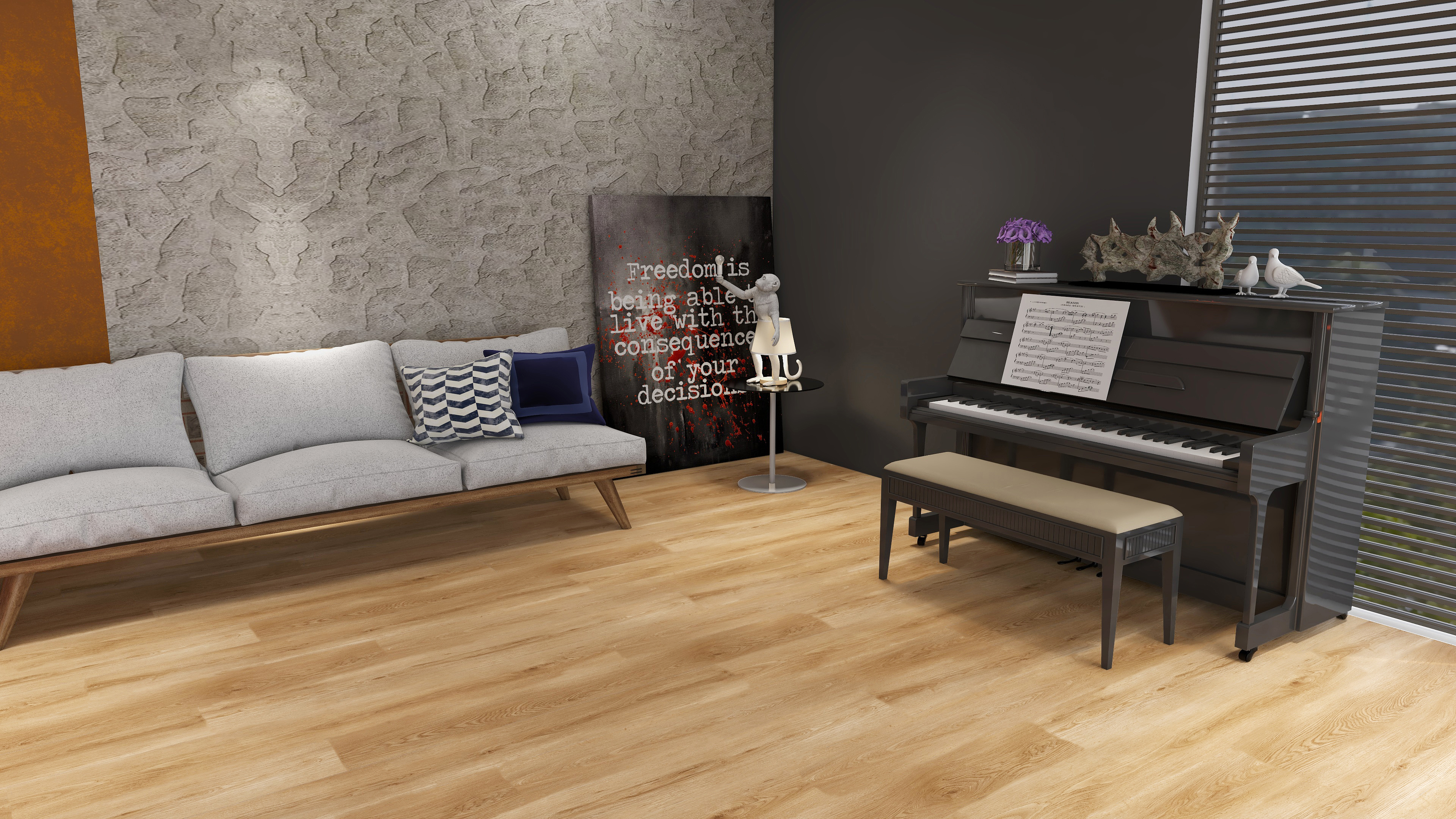 Изображение товара СПC плитка Floorwood Joy Marvel 43 класс влагостойкая для пола 3.5 мм