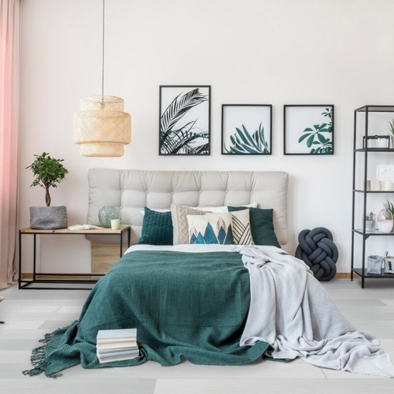 Изображение товара Ламинат VivaFloor Blue Label Варио снежный 8 мм 33 класс с фаской 19х138 см, водостойкий, совместим