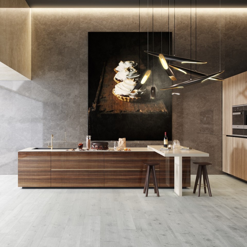 Изображение товара Ламинат Greenwald Elegance Дуб Альбасет 33 класс толщина 8 мм без фаски 2.1 м2