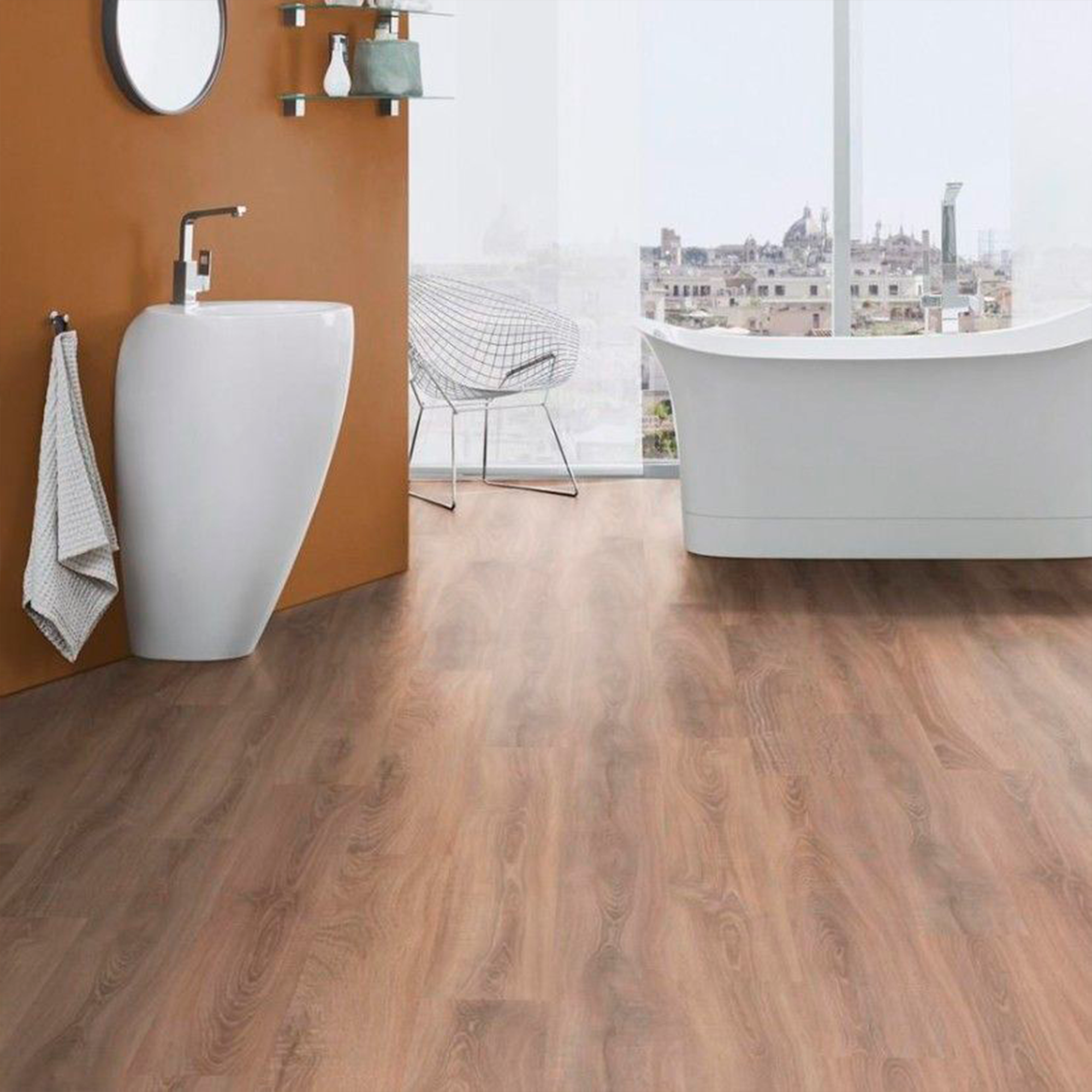 Изображение товара Ламинат Кроношпан Castello Classic Дуб Ностальгия 32 класс толщина 8 мм 2.22 м², цена за упаковку