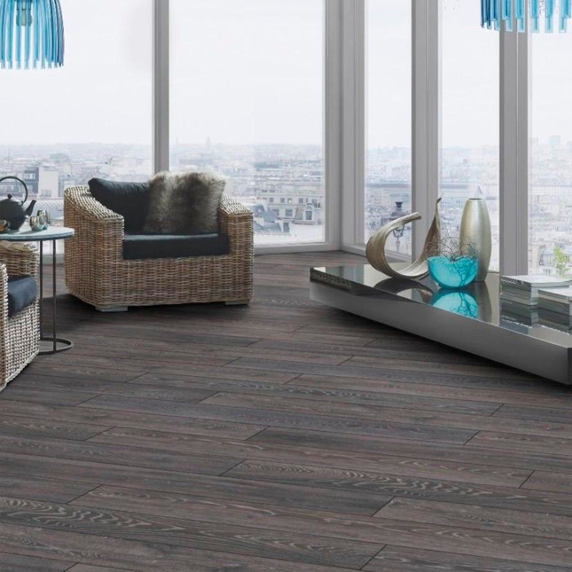 Изображение товара Ламинат Кроношпан Floordreams Vario дуб Бедрок 12 мм 1.48 м² класс 33