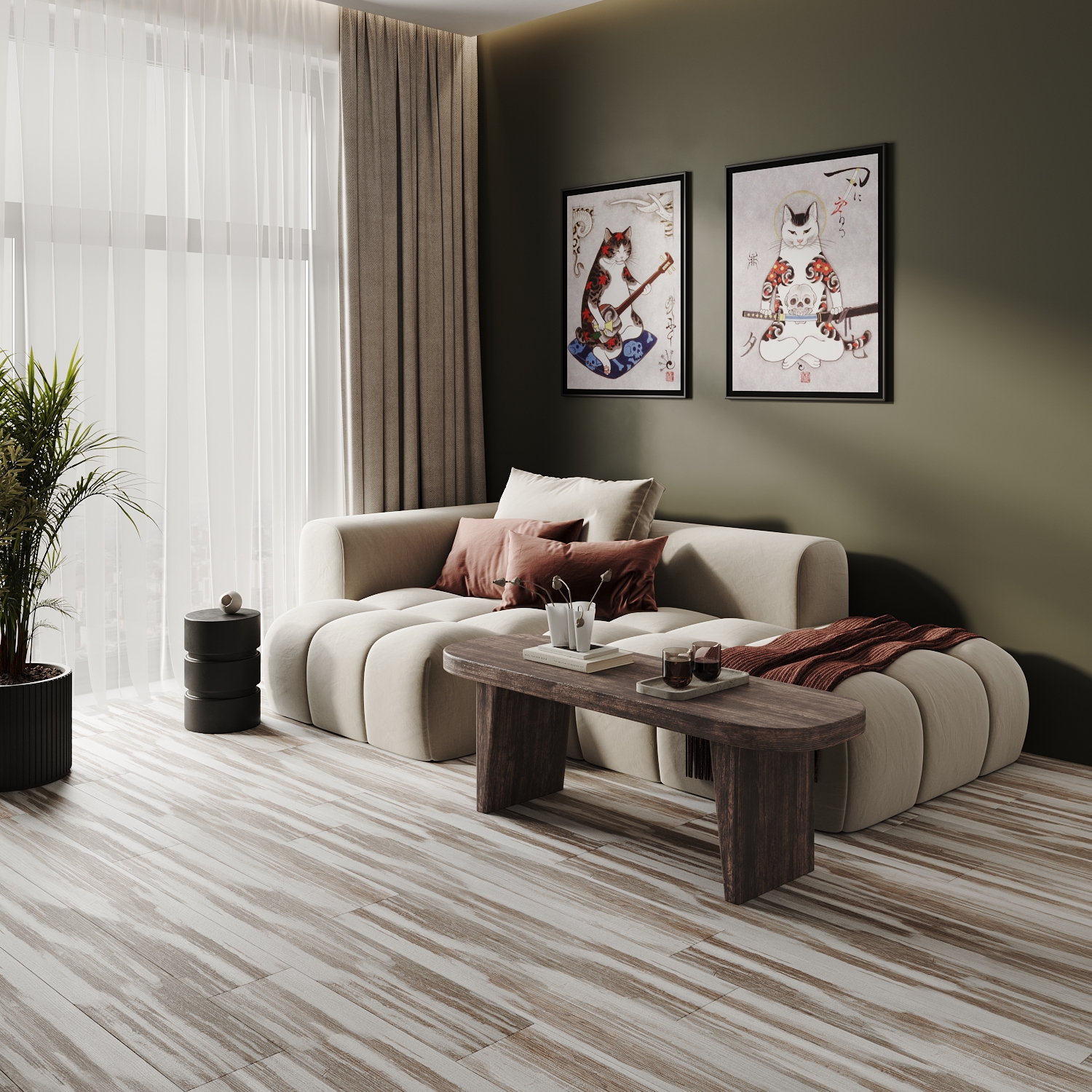 Изображение товара SPC плитка GoodWay Spain Collection Дуб Андалусия 43 класс толщина 3.50 мм 2.29 м², цена за упаковку