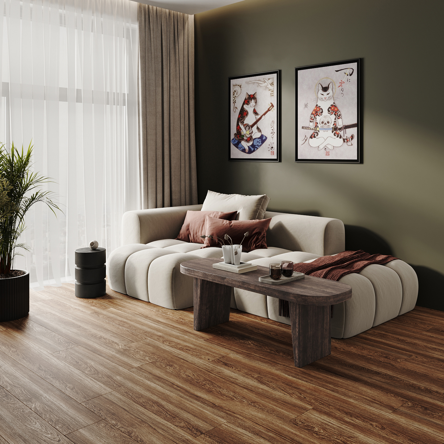 Изображение товара SPC плитка GoodWay Spain Collection Дуб Валенсия 43 класс влагостойкая укладка теплый пол