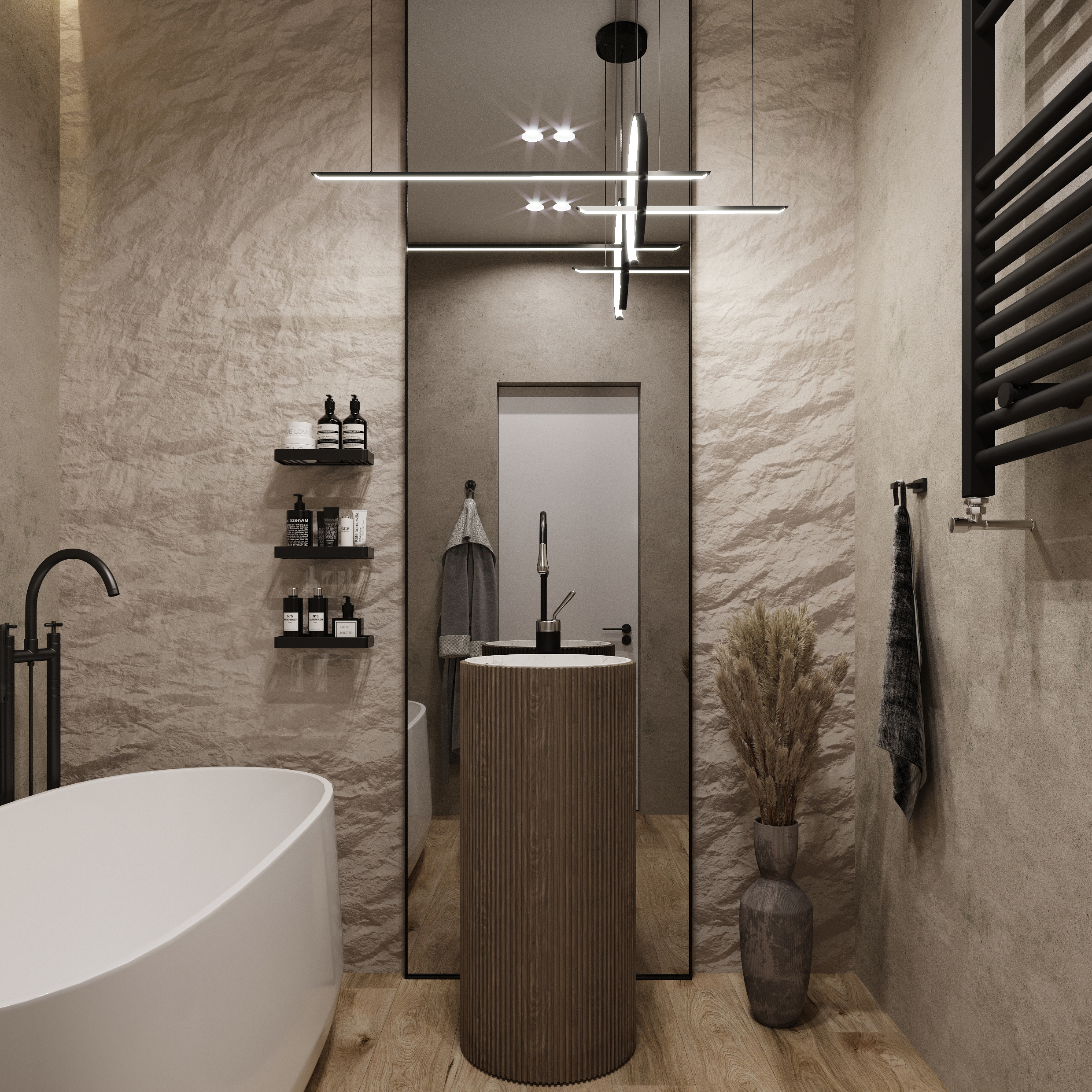 Изображение товара SPC плитка AlixFloor Natural Line Дуб табачно-серый 5 мм