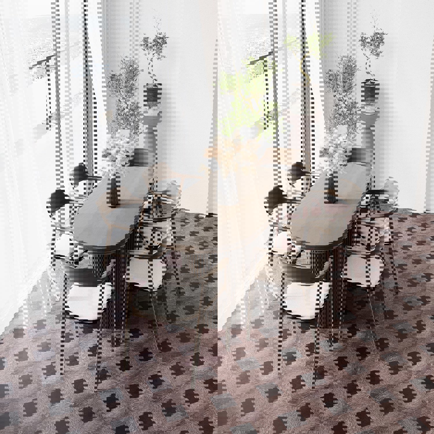 Изображение товара Ламинат GoodWay Cyprus Collection Ларнака Дуб седой 34 класс 8 мм фаски 3.39 м²