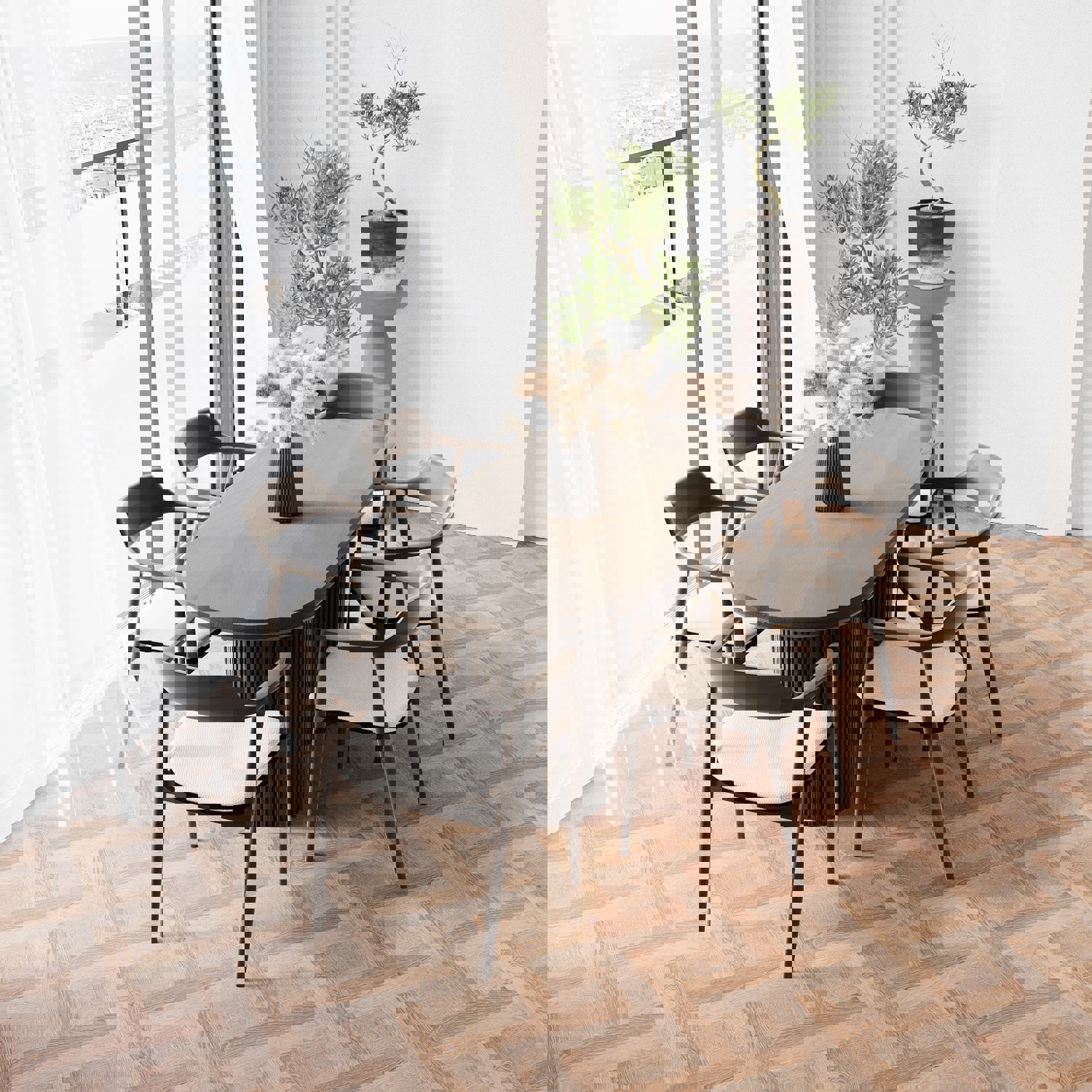 Изображение товара Ламинат GoodWay Cyprus Collection Лимасол дуб натур 34 класс, 8 мм, фаски, 3 41 м²