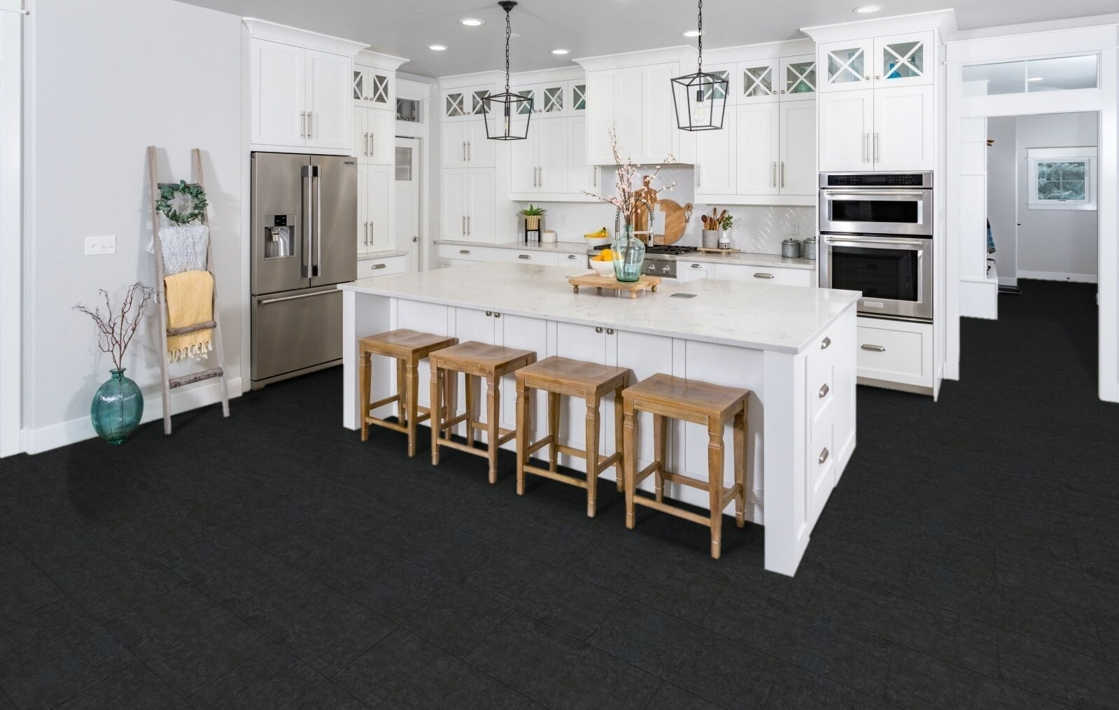 Изображение товара SPC плитка FirmFit Tiles Графит 34 класс толщина 5 мм 2.34 м², цена за упаковку