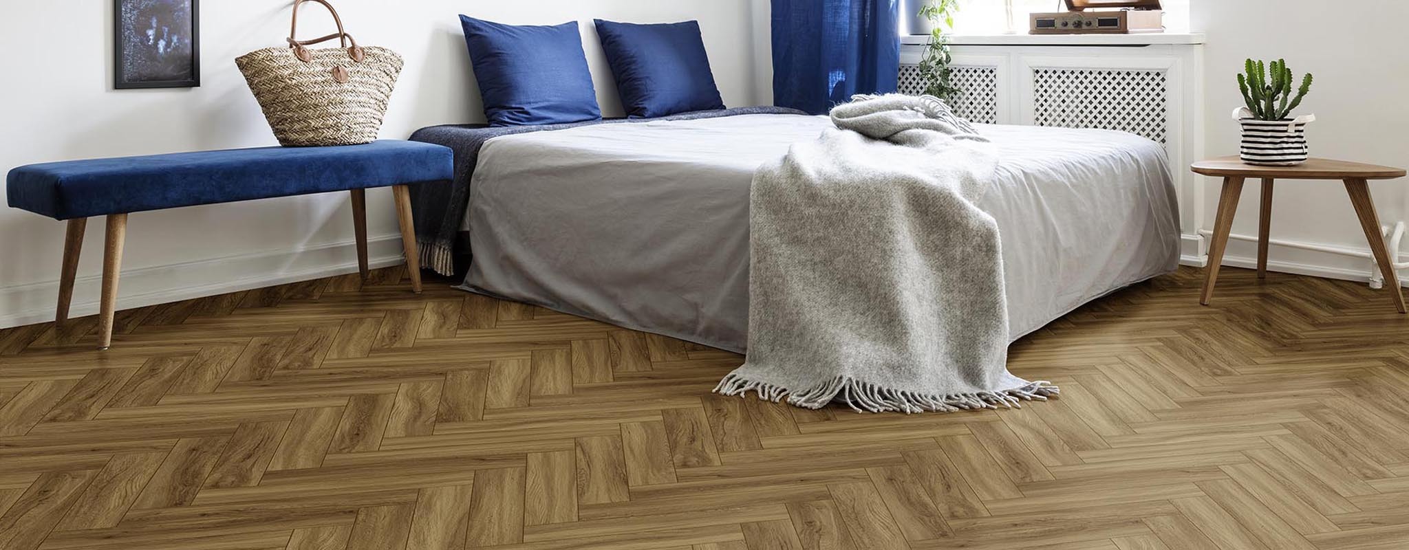 Изображение товара Кварц-виниловая плитка FirmFit Herringbone CW-934 Дуб Традиционный 5 мм 2.27 м²