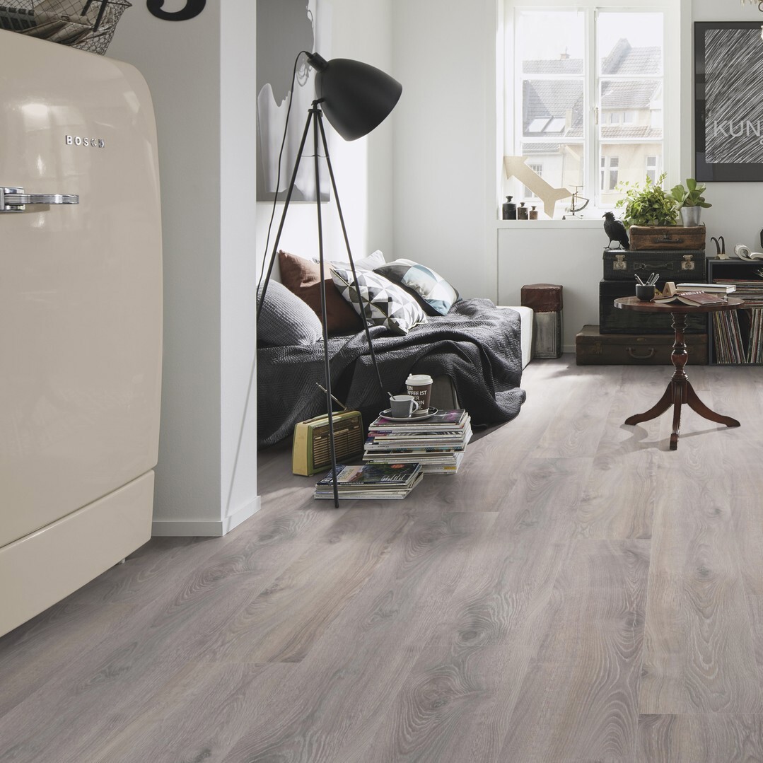 Изображение товара Ламинат WINEO 700 wood XXL V4 дуб норвежский серебристый 10 мм 33 класс влагостойкий