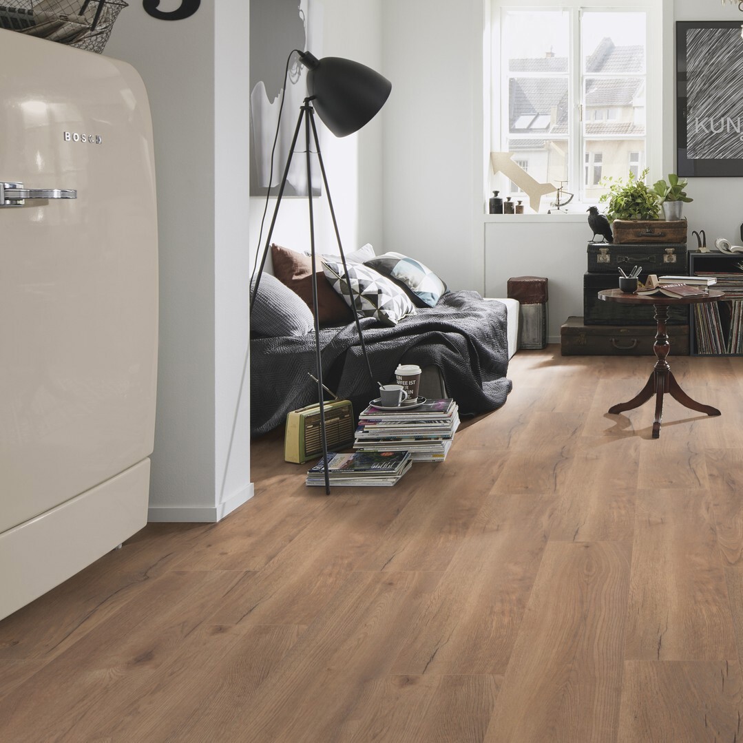 Изображение товара Ламинат Wineo 500 wood L V4 Дуб Лисабон Светло-Коричневый 8 мм 2.69 м2