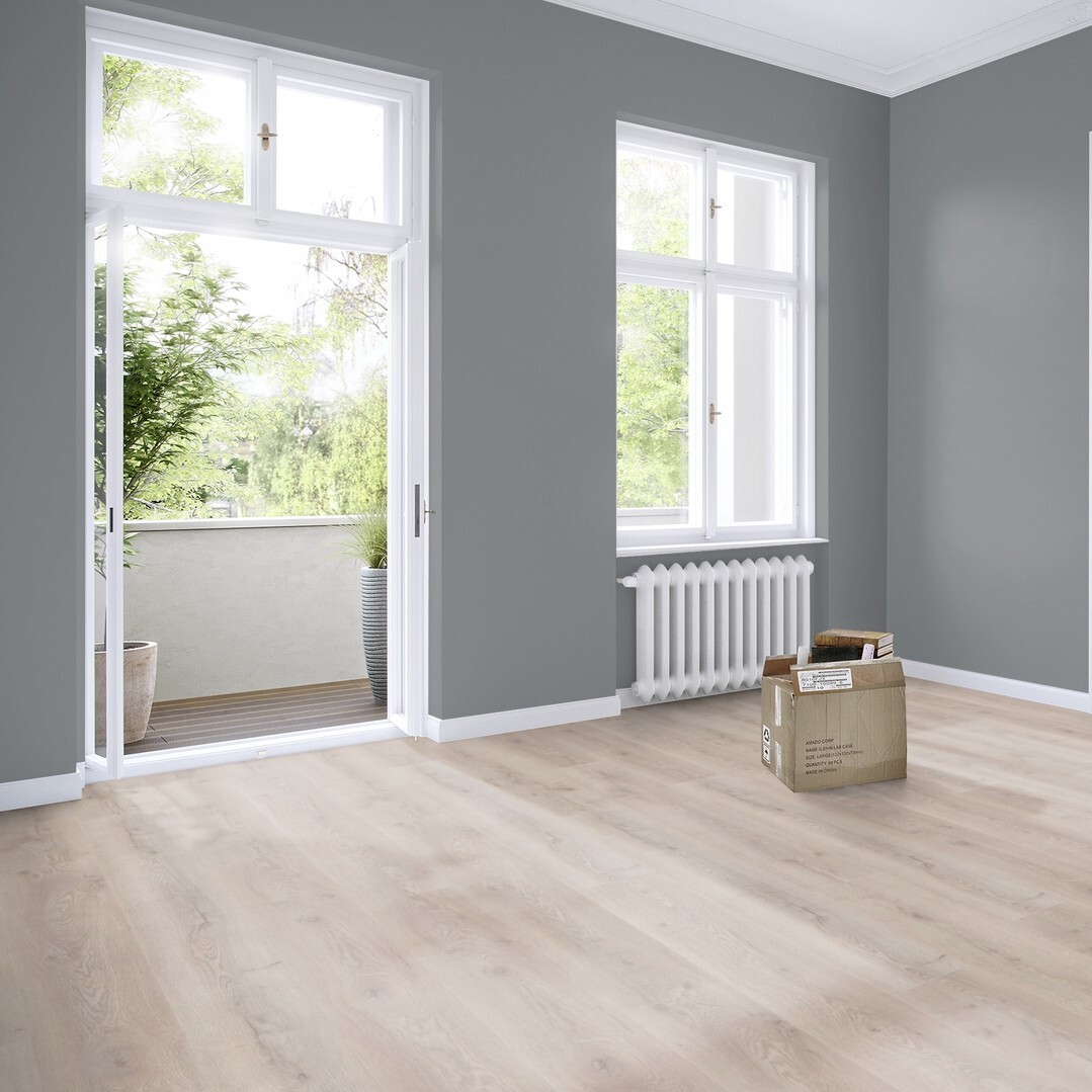 Изображение товара Ламинат Wineo 700 wood XXL V4 Дуб Шведский Бежевый 33 класс толщина 10 мм с фаской 1.80 м², цена за упаковку