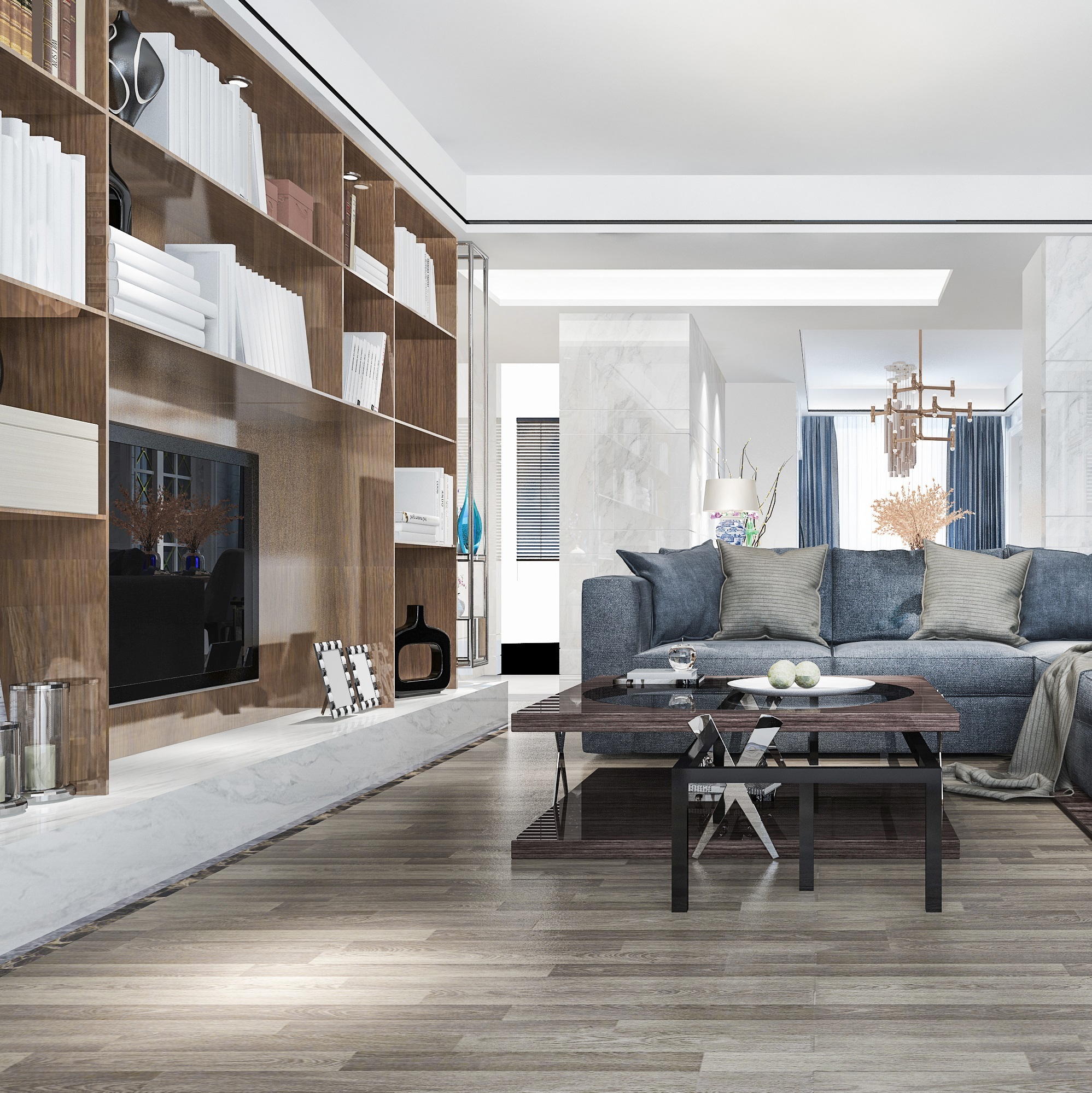 Изображение товара ПВХ Плитка Decorifica Oak grey Rosewood 43 класс толщина 5 мм 2.1 м², цена за упаковку