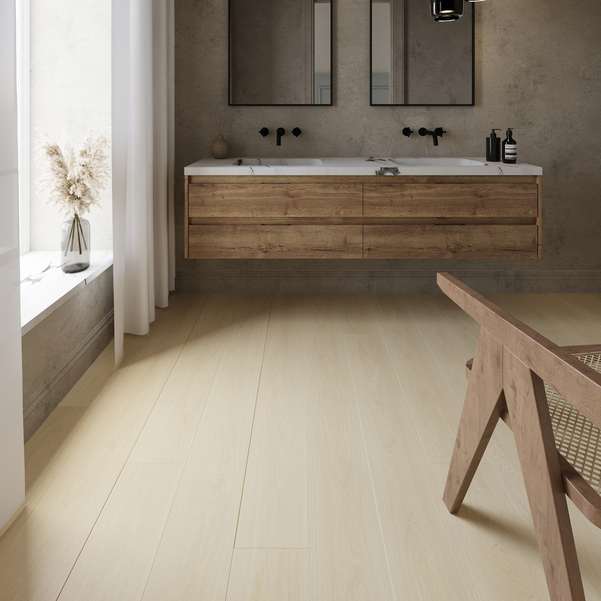 Изображение товара SPC плитка AlixFloor Natural Line Дуб светлый 43 класс водостойкая 5 мм