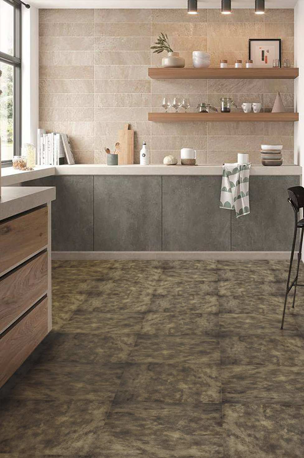 Изображение товара ПВХ плитка Alper AFT-300 33 класс 2 мм структурная 4 м² цена за упаковку