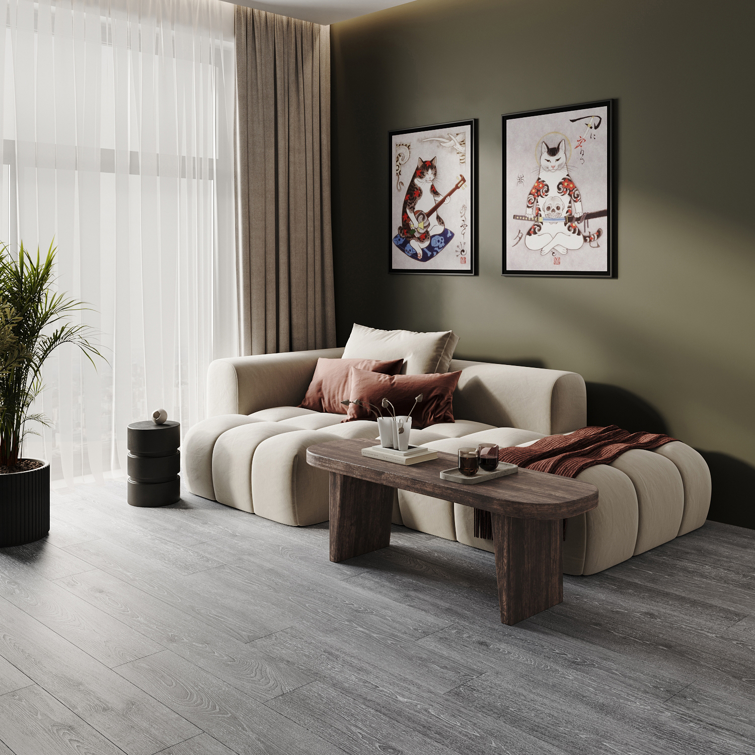 Изображение товара ПВХ плитка Goodway Spain Collection Дуб Гранада 43 класс влагостойкая 3.5 мм