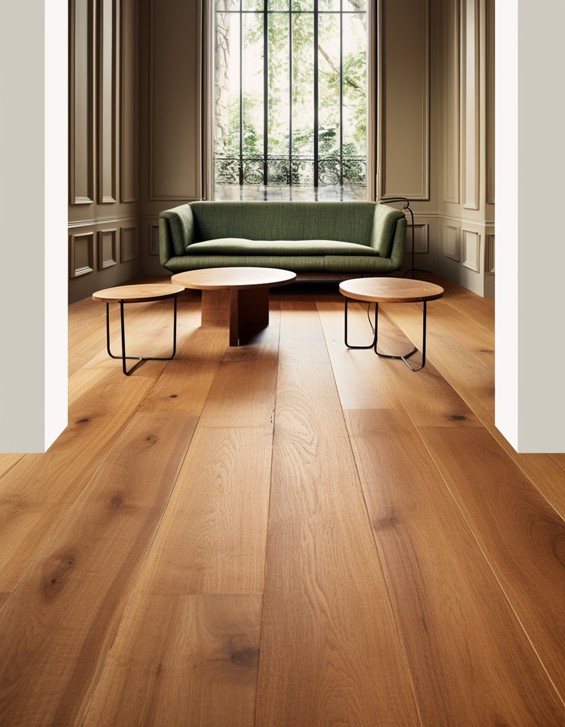 Изображение товара Паркетная доска DW Flooring Дуб 23 класс 20 мм с фаской светлый желтоватый дуб