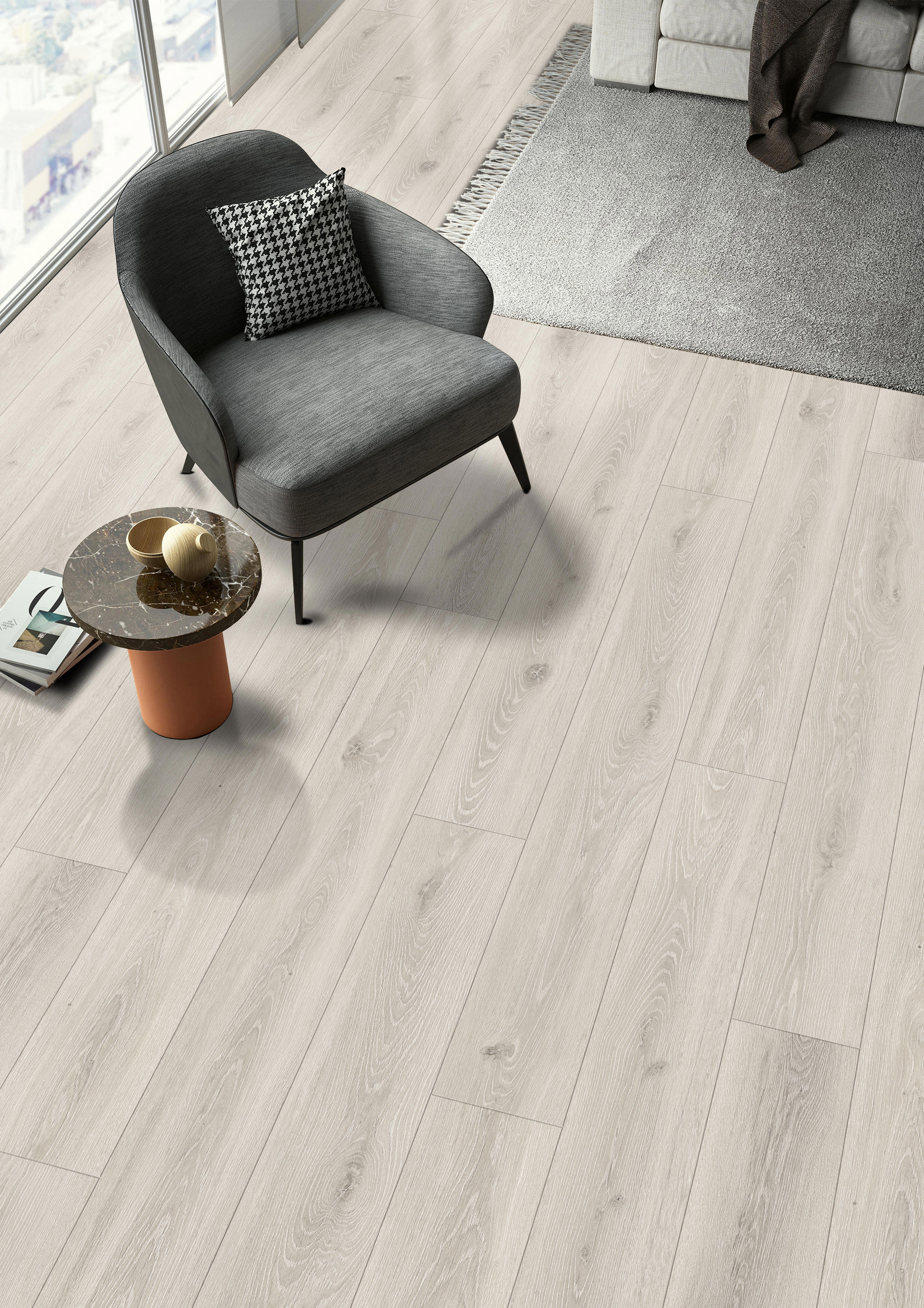 Изображение товара Ламинат Sunrise Blackwood Дуб Амур 33 класс толщина 8 мм с фаской 2.05 м², цена за упаковку