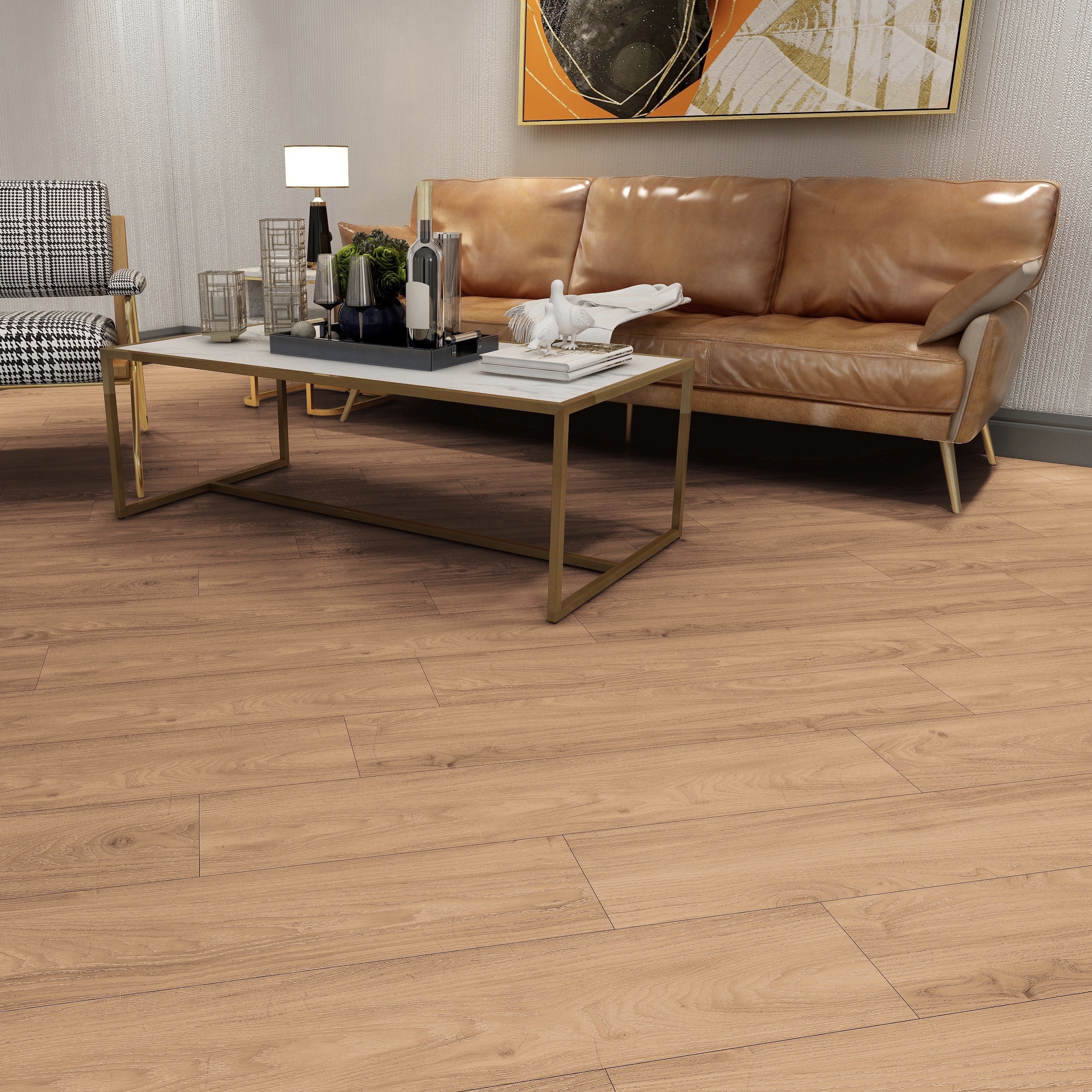 Изображение товара ПВХ плитка Novafloor Stepper Дуб Брашированный 31 класс толщина 1.50 мм 2.787 м², цена за упаковку