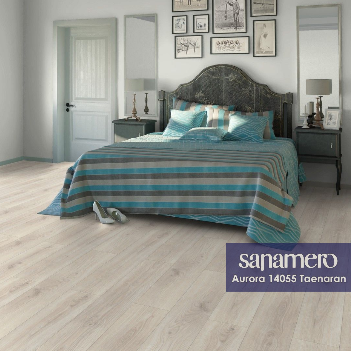Изображение товара Ламинат Sanamero Aurora Taenaran 33 класс толщина 8 мм с фаской 2.005 м², цена за упаковку