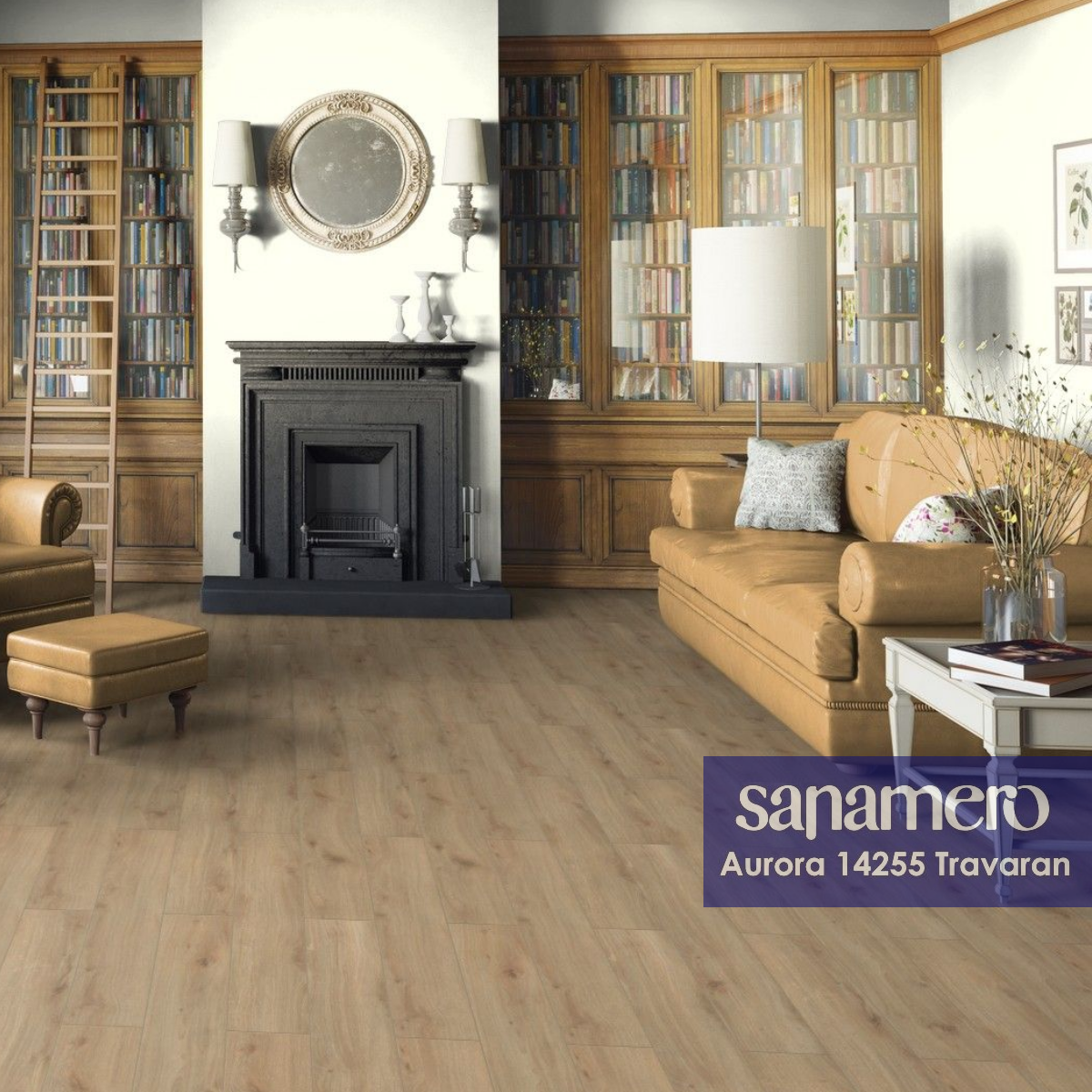 Изображение товара Ламинат Sanamero Aurora Travaran 33 класс толщина 8 мм с фаской 2.005 м², цена за упаковку