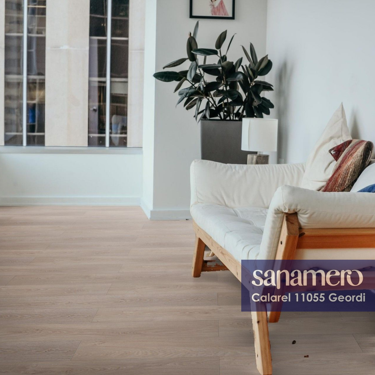 Изображение товара Ламинат Sanamero Calarel Geordi 33 класс толщина 12 мм с фаской 1.253 м², цена за упаковку