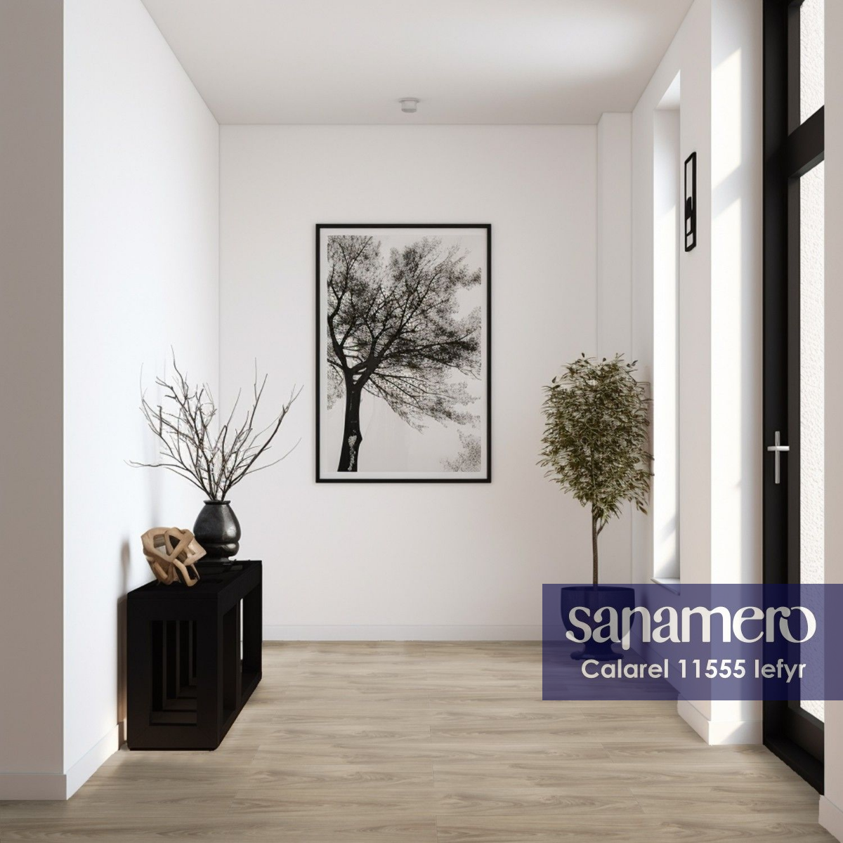 Изображение товара Ламинат Sanamero Calarel Iefyr 33 класс 12 мм с фаской, влагостойкий, Россия