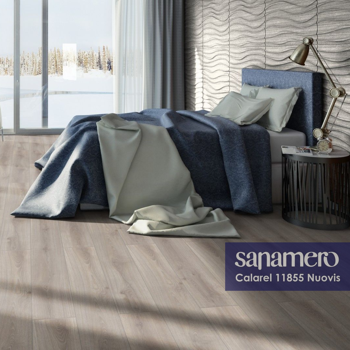 Изображение товара Ламинат Sanamero Calarel Nuovis 33 класс 12 мм с фаской для активного использования