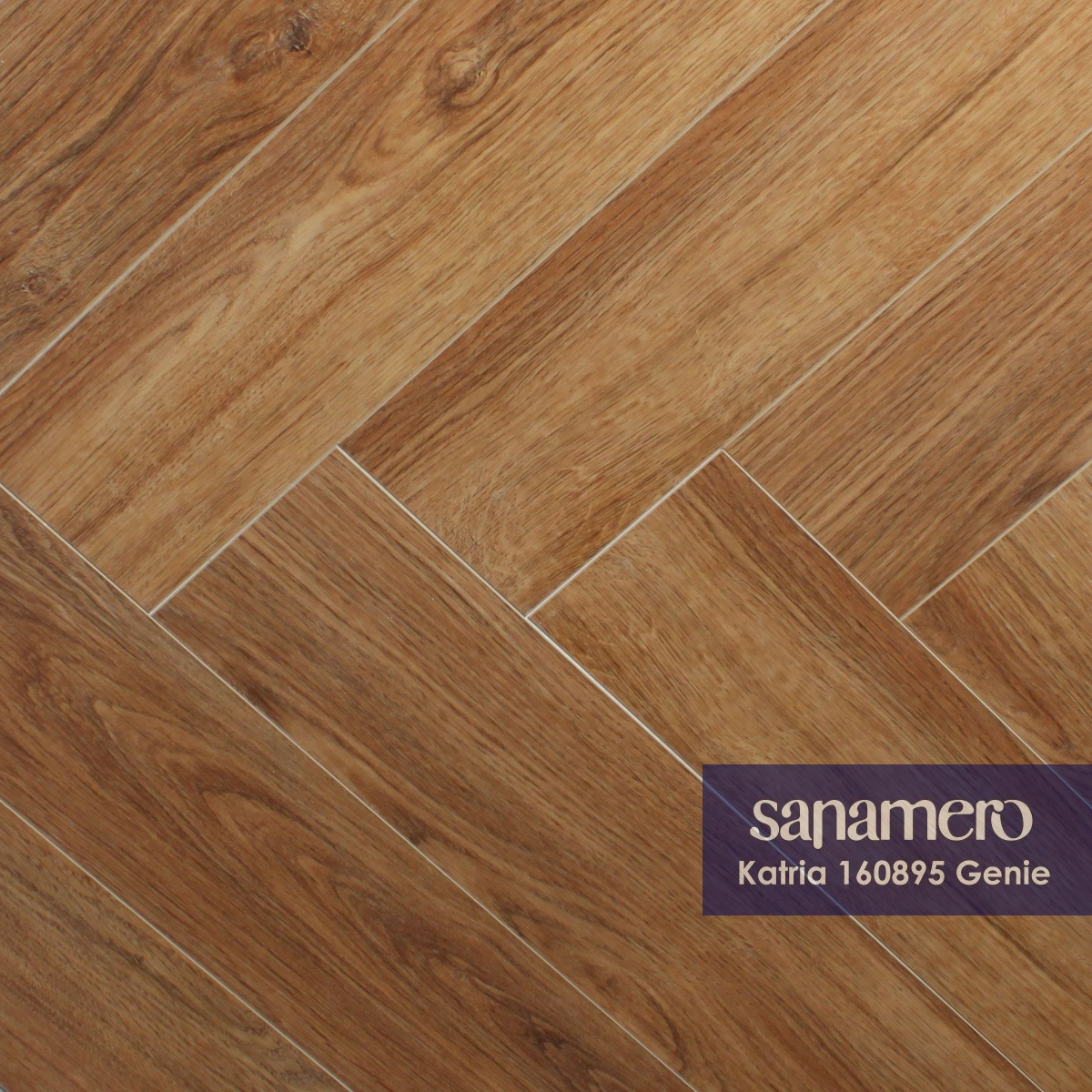 Изображение товара SPC плитка Sanamero Katria Genie 31 класс толщина 4 мм 1.96 м², цена за упаковку