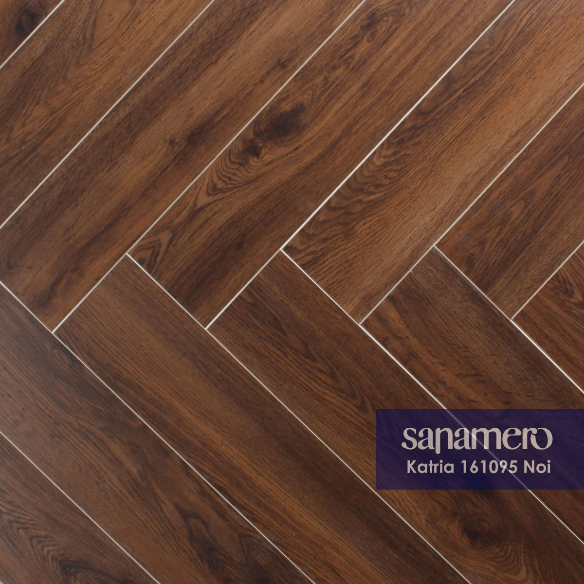 Изображение товара SPC плитка Sanamero Katria Noi 31 класс толщина 4 мм 1.96 м², цена за упаковку