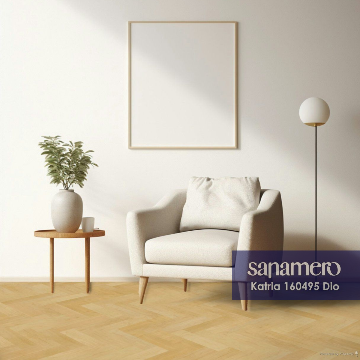 Изображение товара SPC плитка Sanamero Katria Dio 31 класс толщина 4 мм 1.96 м², цена за упаковку