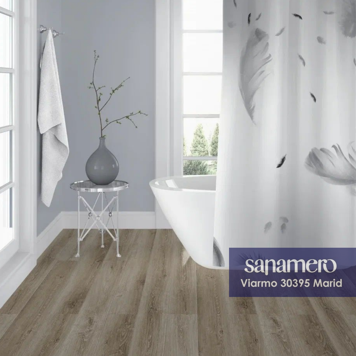 Изображение товара SPC плитка Sanamero Viarmo Marid 33 класс толщина 3.50 мм 2.16 м², цена за упаковку