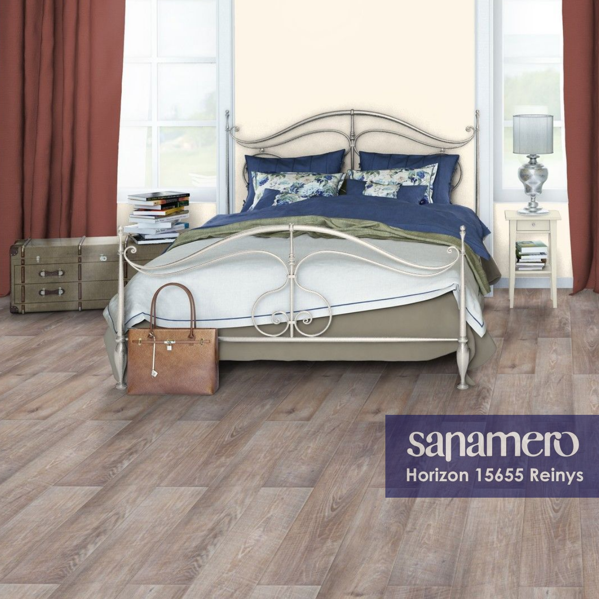 Изображение товара Ламинат Sanamero Horizon Reinys 32 класс 8 мм фаска 4 шт износостойкий влагостойкий