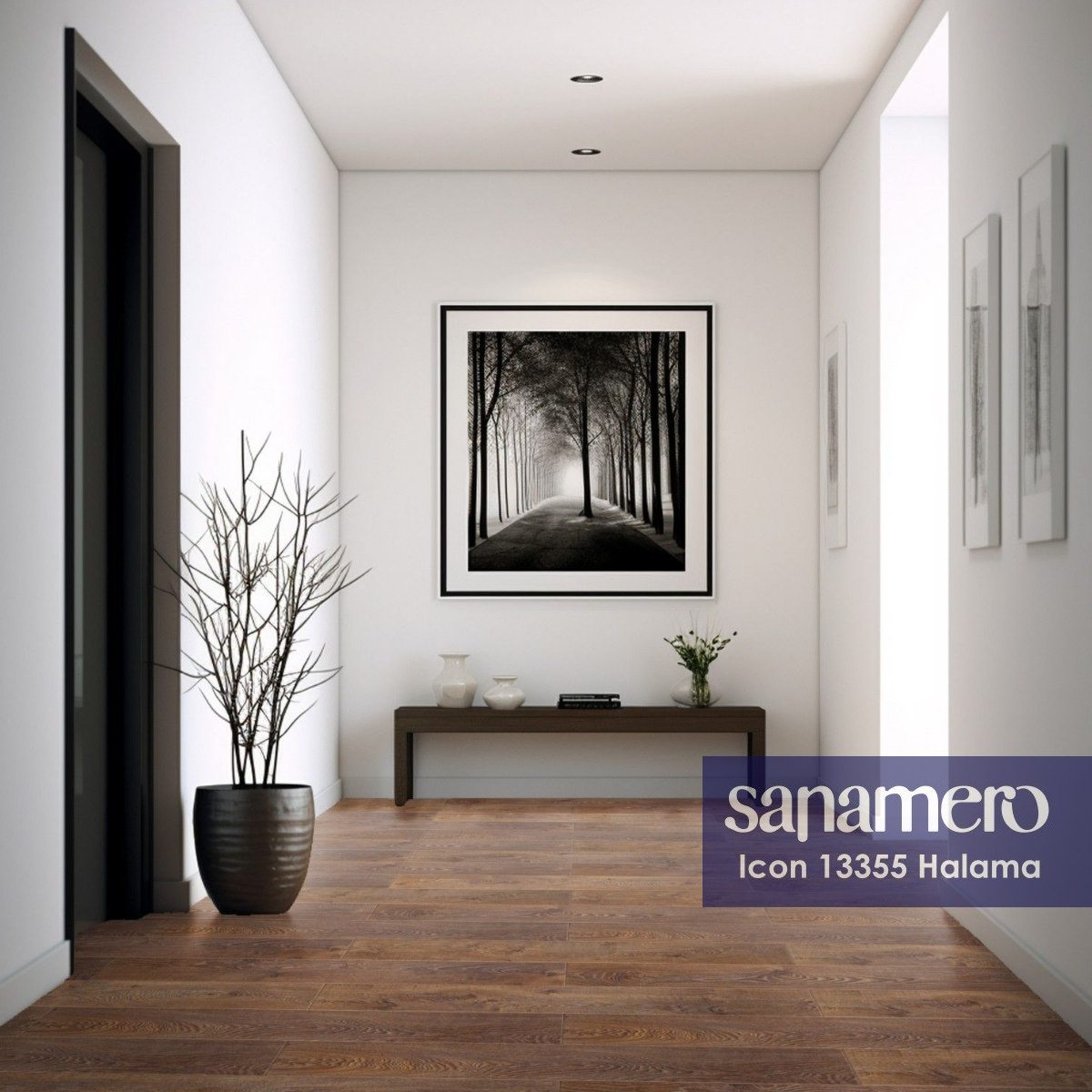 Изображение товара Ламинат Sanamero Icon Halama 33 класс 9 мм с фаской влагостойкий для дома и офиса