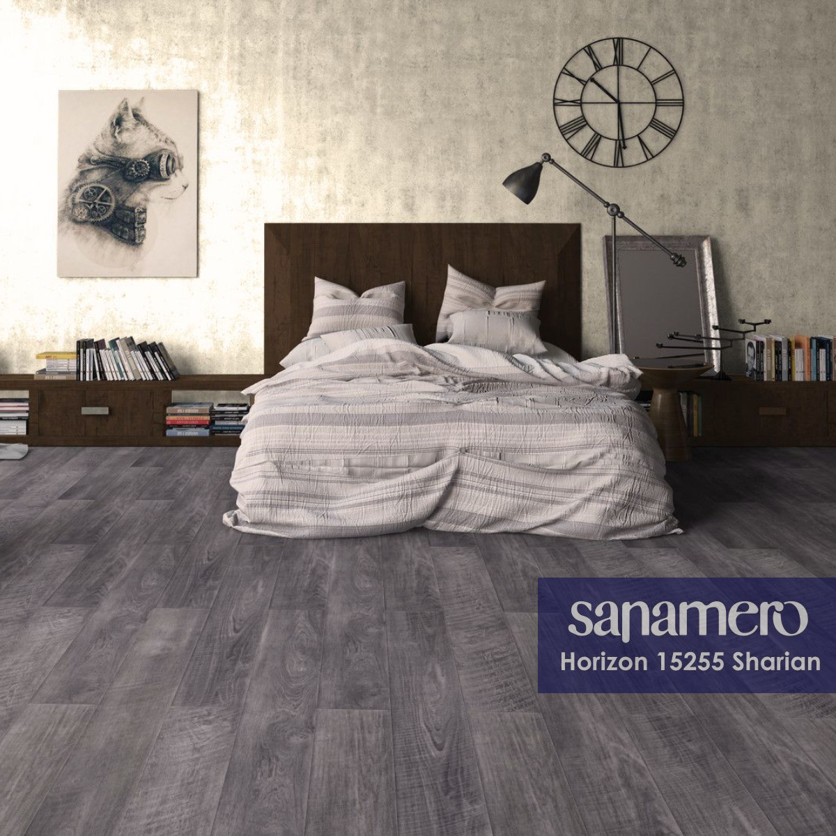 Изображение товара Ламинат Sanamero Horizon Sharian 32 класс толщина 8 мм с фаской 2.005 м², цена за упаковку